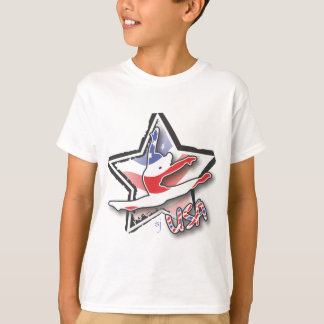 Camiseta La gimnasia de mujeres de los E.E.U.U.