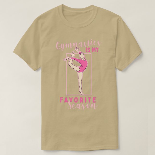 Camiseta La Gimnasia Divertida Es Mi Temporada Favorita (Diseño del anverso)