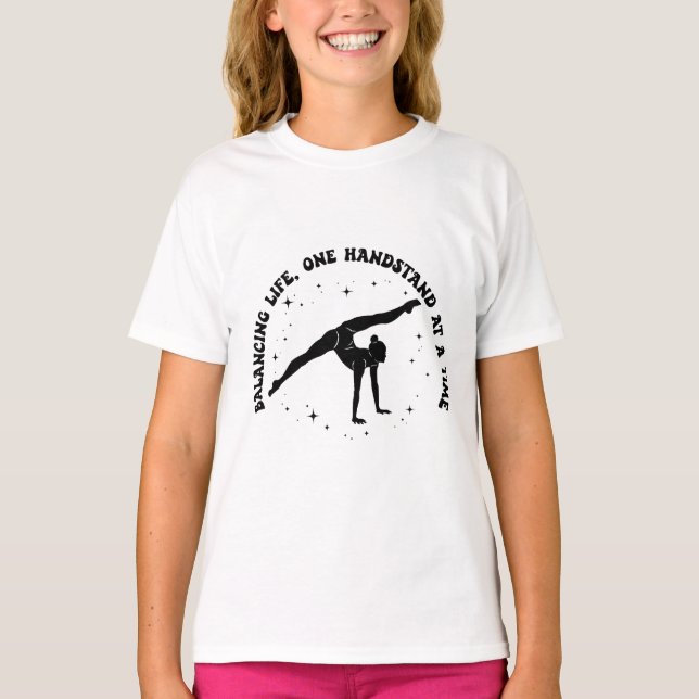 Camiseta La gimnasia en casa para una vida equilibrada (Anverso)