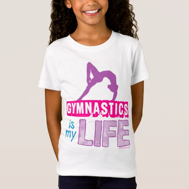 Camiseta La gimnasia es mi vida (Anverso)