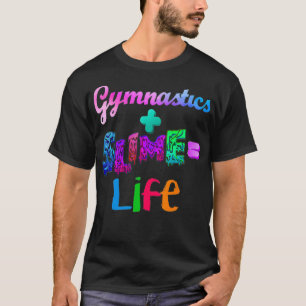 Camiseta la gimnasia y el resbaladizo son los colores de vi