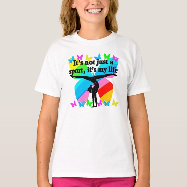 CAMISETA LA GIMNASTICIA ES MI DISEÑO DE LLUVIA (Anverso)