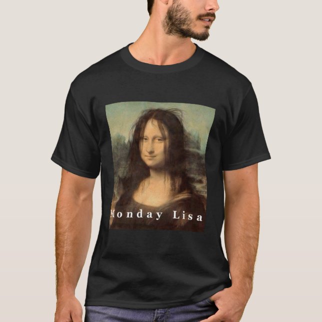 Camiseta La Gioconda Mona Lisa Lunes (Anverso)