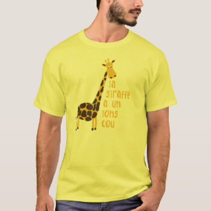 Camiseta la giraffe un golpe largo