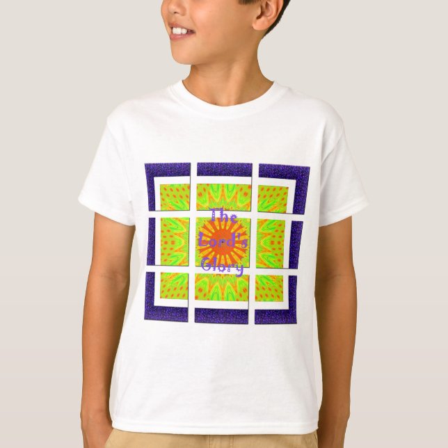 Camiseta La gloriosa geometría del Señor: juguetona y creat (Anverso)