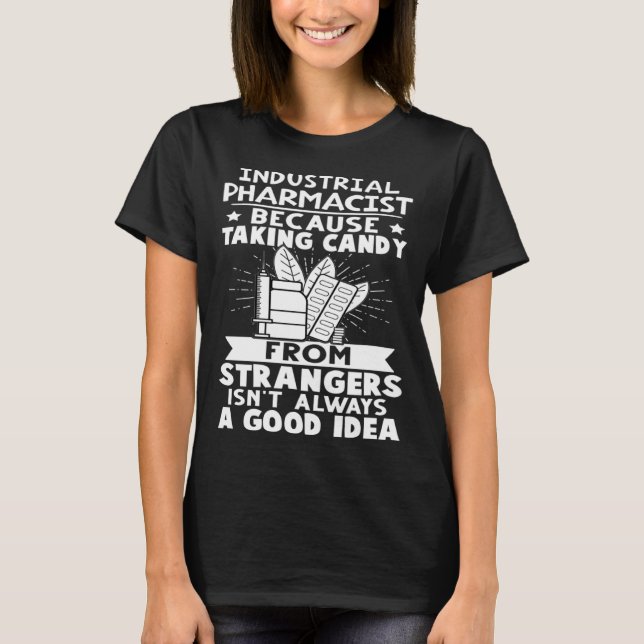 Camiseta La golosina industrial de los extraños no es G (Anverso)