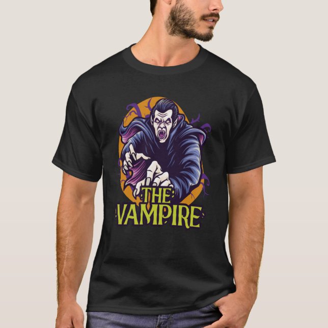 Camiseta La gota del vampiro inmortal de Halloween Candy (Anverso)