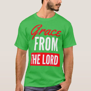 Camiseta La gracia de Dios del testigo del Señor usa fe