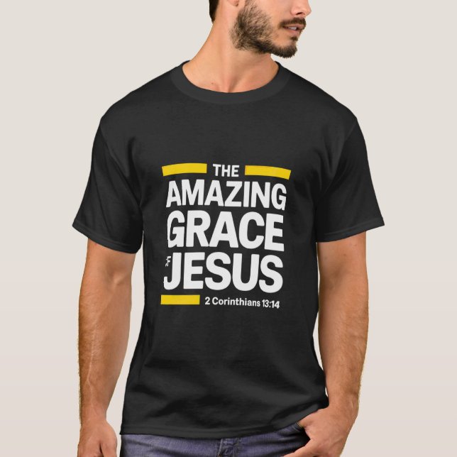 Camiseta La Gracia de Jesucristo,2 Corintios 1314 (Anverso)