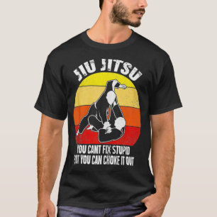 Camiseta La gracia de Jiu Jitsu no puede ser el estúpido BJ