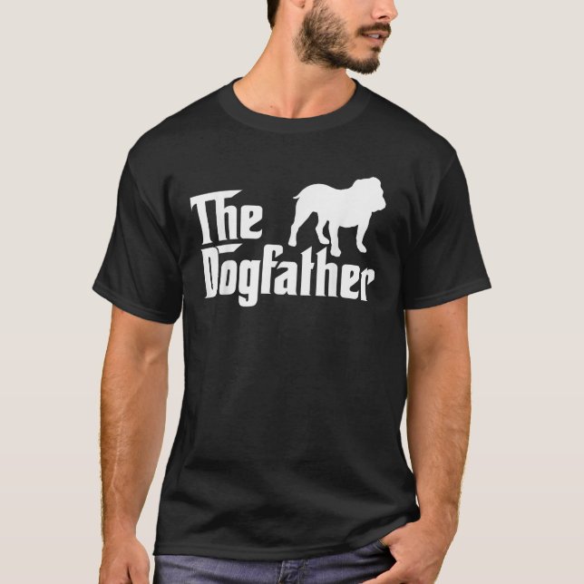 Camiseta La gracia del Bulldog Dogfather (Anverso)