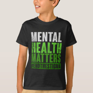 Camiseta La Graciosa Salud Mental Verde Y La Conciencia Ter