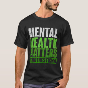 Camiseta La Graciosa Salud Mental Verde Y La Conciencia Ter