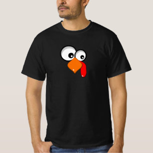 Camiseta La graciosa Turquía de los ojos grandes