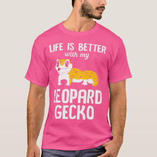 Camiseta La Graciosa Vida De Lizard Es Mejor Con Mi Gecko D