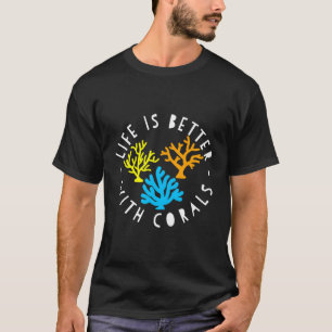 Camiseta La Graciosa Vida Del Acuario De Agua Salada Reef E