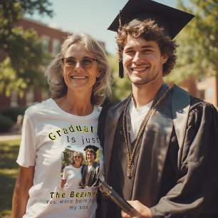 Camiseta La graduación es sólo el principio   Orgullosa cit