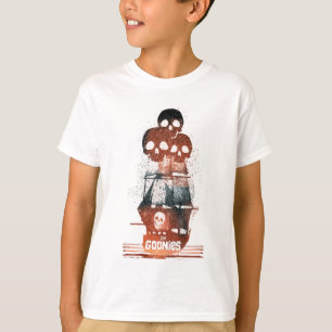 Camiseta La gráfica de silueta del barco pirata Goonies