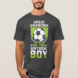 Camiseta La gran abuela del jugador de fútbol de cumpleaños