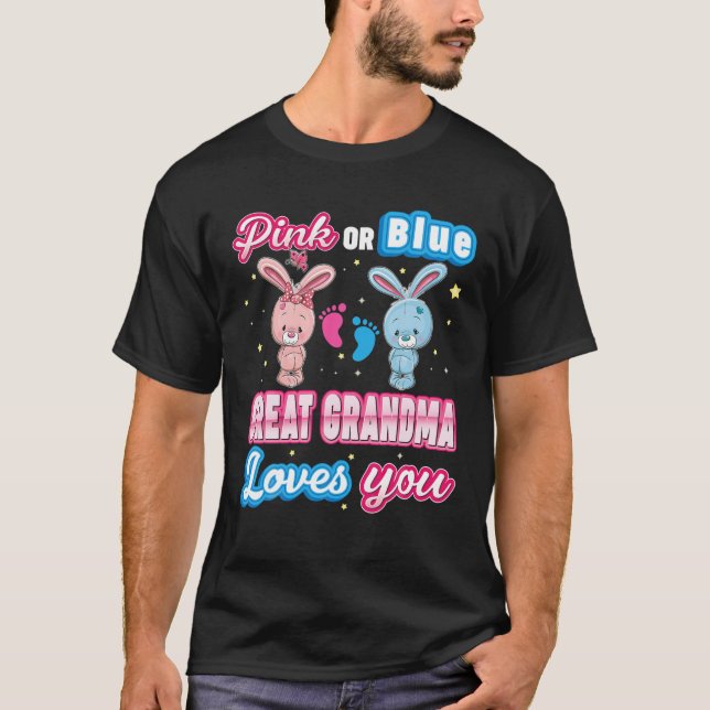 Camiseta La Gran Abuela Rosa O Azul Te Ama La Revelación De (Anverso)