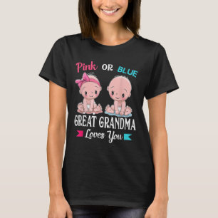 Camiseta La Gran Abuela Rosa O Azul Te Ama La Revelación De