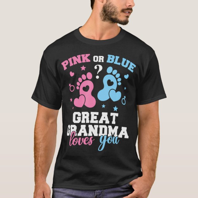 Camiseta La Gran Abuela Rosa O Azul Te Ama La Revelación De (Anverso)