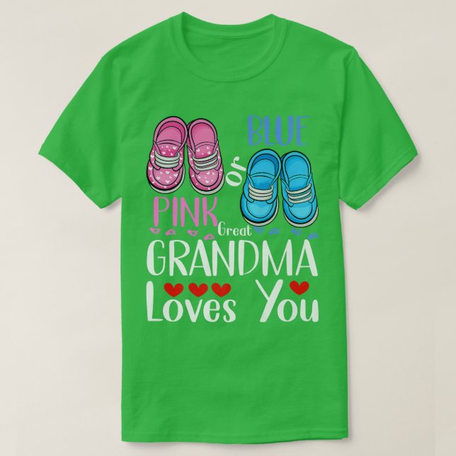 Camiseta La Gran Abuela Rosa O Azul Te Ama La Revelación De (Diseño del anverso)