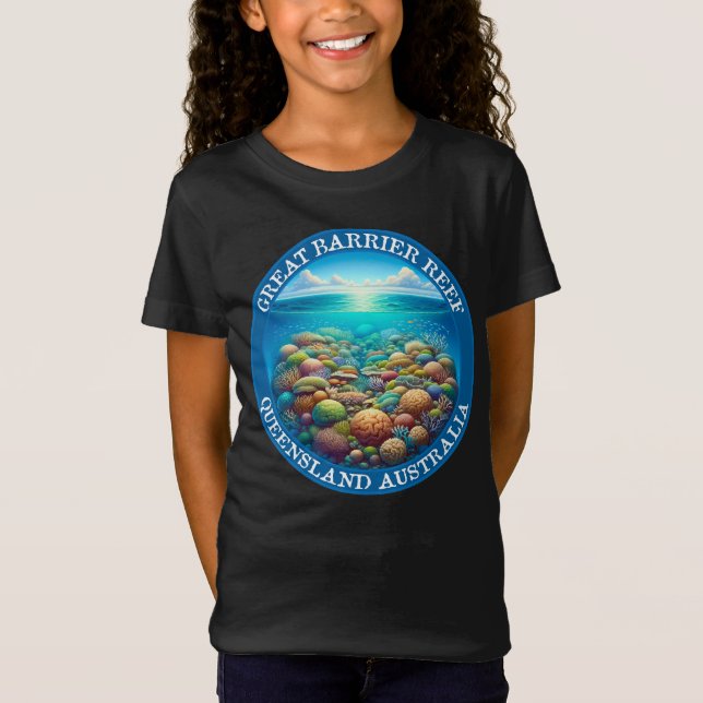 Camiseta La Gran Barrera de Coral, Queensland, Australia (Anverso)
