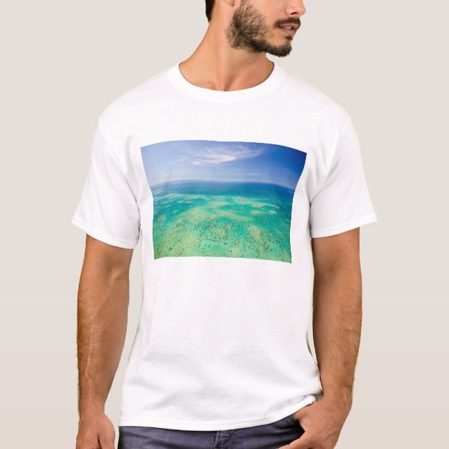 Camiseta La Gran Barrera de Coral, vista aérea del Green 2 (Anverso)