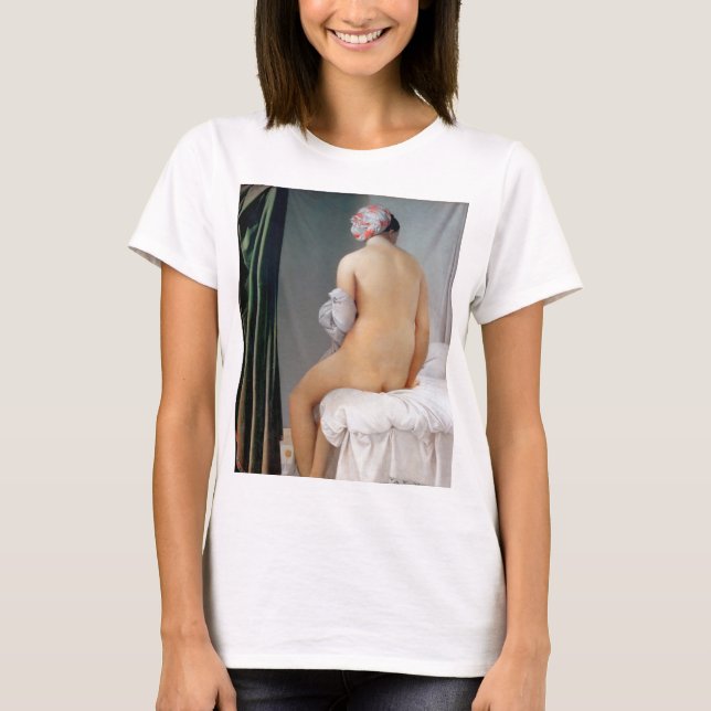 Camiseta La gran breña (mujer sentada), Dominique Ingres (Anverso)