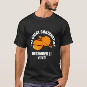 Camiseta La gran conjunción del Júpiter Saturn Christma 202