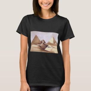 Camiseta La Gran Esfinge, las pirámides de Giza