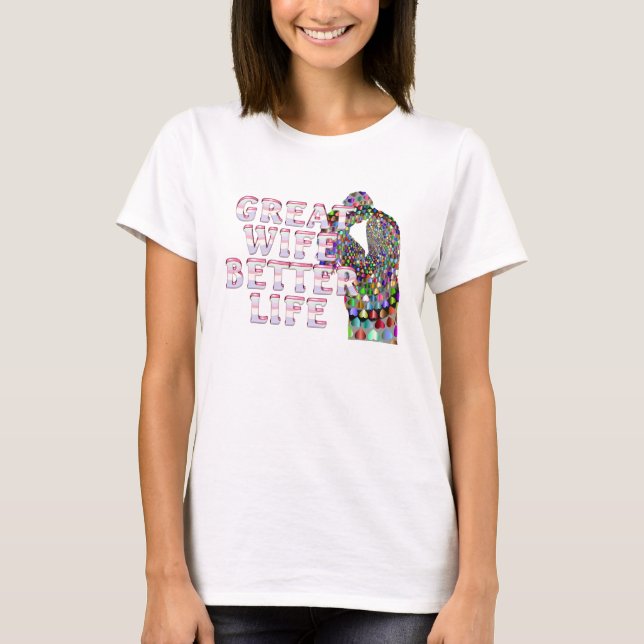Camiseta La Gran Esposa Mejor Vida (Anverso)