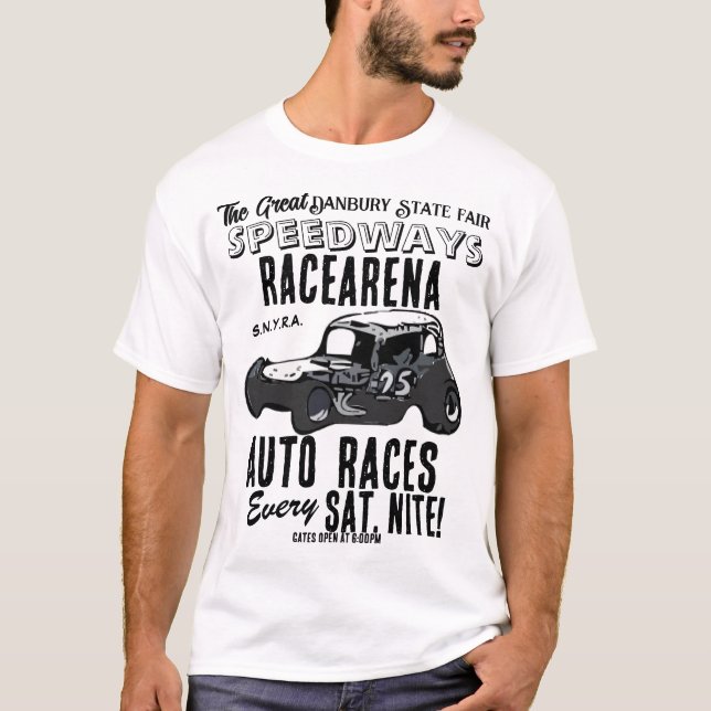Camiseta ¡La Gran Feria Estatal de Danbury Racearena 1-Lado (Anverso)