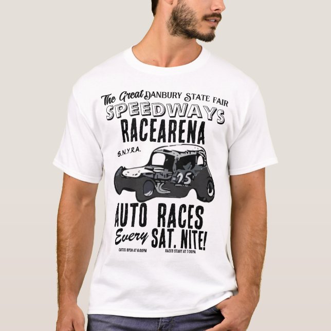 Camiseta ¡La Gran Feria Estatal de Danbury Racearena 1-Lado (Anverso)