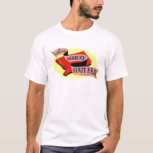 Camiseta ¡La Gran Feria Estatal de Danbury, RETRO, Tee de 1 (Anverso)