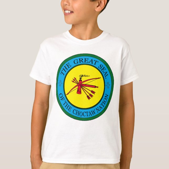 Camiseta La gran foca de la nación de Choctaw de Oklahoma (Anverso)