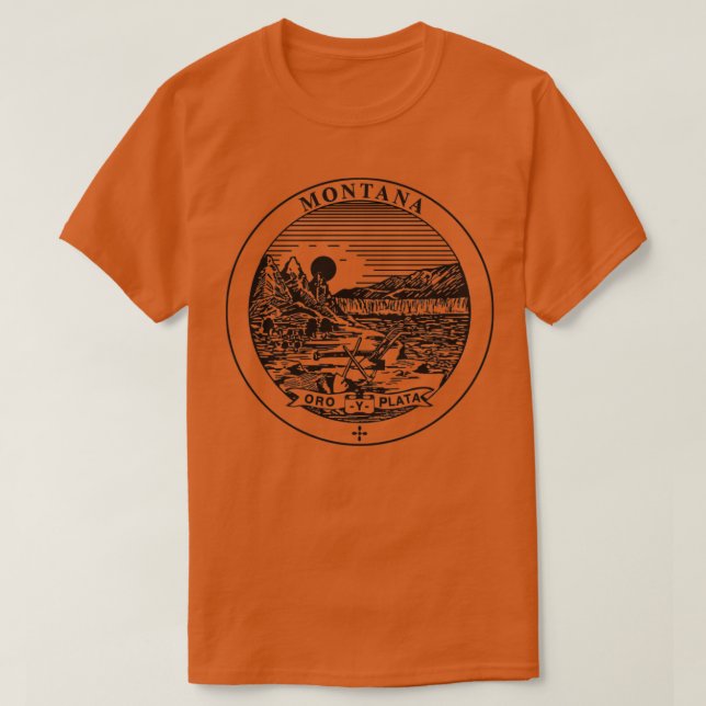 Camiseta La gran foca del Estado de Montana (Diseño del anverso)
