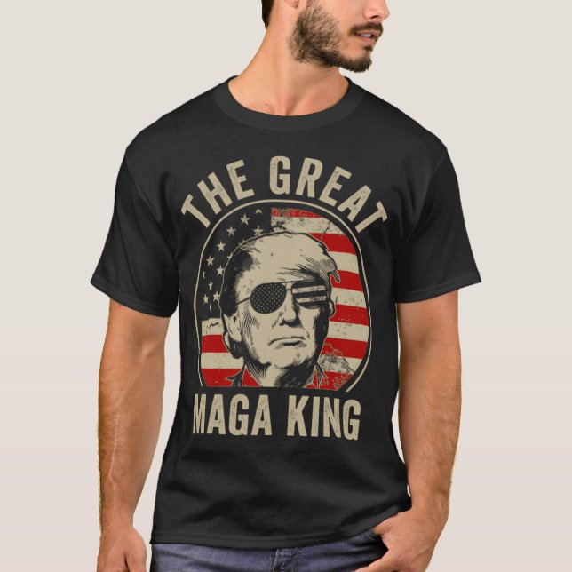 Camiseta La Gran Maga King Funny Trump Ultra Maga King (Anverso)