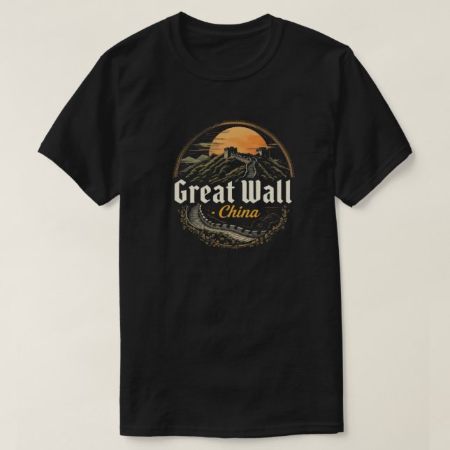 Camiseta La Gran Muralla China (Diseño del anverso)