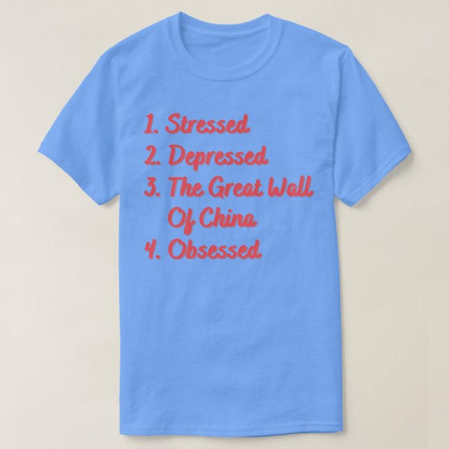 Camiseta La Gran Muralla de China (Diseño del anverso)