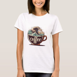 Camiseta La Gran Ola De Café
