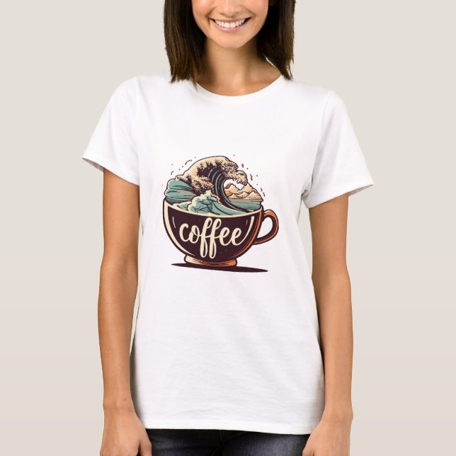 Camiseta La Gran Ola De Café (Anverso)
