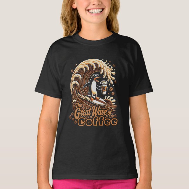 Camiseta La Gran Ola De Café (Anverso)