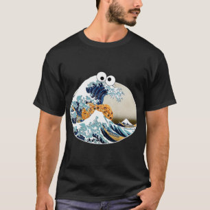 Camiseta La Gran Ola De Cocina Comida De Los Ojos De Kanaga