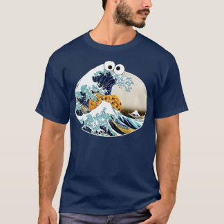 Camiseta La Gran Ola De Comer De Coca De Kanagawa Googly E