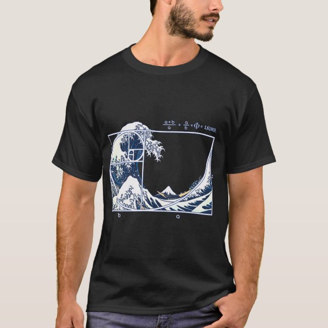 Camiseta La gran ola de Fibonacci (Anverso)