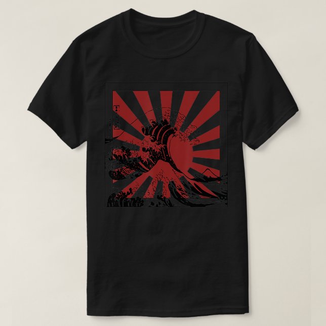 Camiseta La gran ola de Kanagawa (Diseño del anverso)