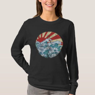Camiseta La Gran Ola de Kanagawa Hokusai inspiró Japón