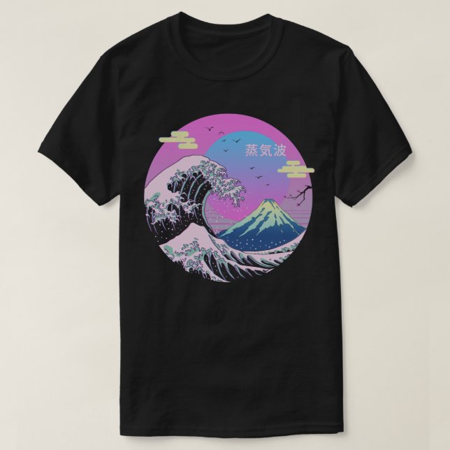 Camiseta La gran ola de vaporización 1 (Diseño del anverso)
